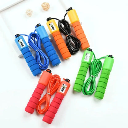 Professional Jump Rope with Electronic Counter 2.9m Adjustable Fast Speed Counting Skipping Rope Jumping Wire Workout Equipments