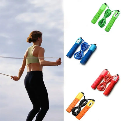 Professional Jump Rope with Electronic Counter 2.9m Adjustable Fast Speed Counting Skipping Rope Jumping Wire Workout Equipments